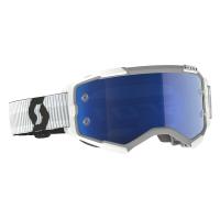 Scott Очки кроссовые Fury white blue chrome works в Владивостоке