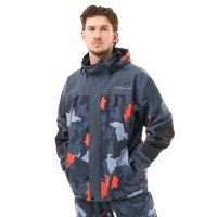 Dragonfly Мембранная куртка Quad 2.0 Man 2025 Grey - Orange Camo в Владивостоке