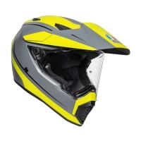 AGV Шлем AX9 E2206 V26 Pacific Road Matt Grey/Yellow Fluo/Black в Владивостоке