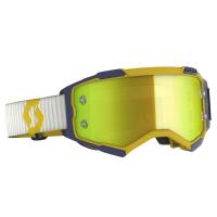Scott Очки кроссовые Fury yellow/blue yellow chrome works в Владивостоке