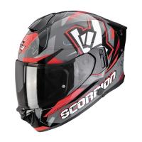 Scorpion Exo Мотошлем Exo-530 Air Rok Серый/Черный/Красный в Владивостоке