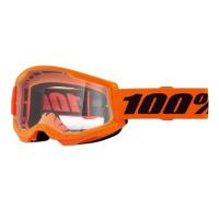 100% Очки Strata 2 V26 Goggle Neon Orange / Clear в Владивостоке
