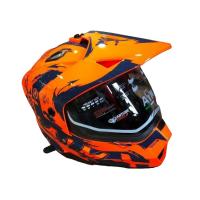 AiM Шлем детский JK802Y Orange/Blue в Владивостоке