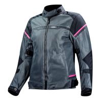 LS2 Мотокуртка женская Riva Lady черно-темно-серо-розовый в Владивостоке