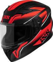 IXS Шлем 136 2.0 Kids Star 2 Черно-красно матовый в Владивостоке
