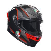 AGV Шлем K6 S 2206 Slashcut Black/Grey/Red в Владивостоке