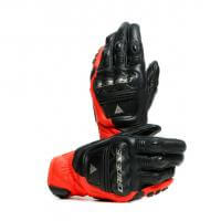 Dainese Перчатки кожаные 4-Stroke 2 Black/Fluo-Red в Владивостоке