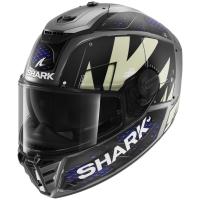 Shark Шлем Spartan RS Stingrey Mat Antracite/Antracite/Blue в Владивостоке