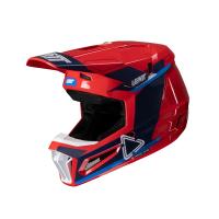Leatt Шлем кроссовый детский Helmet Kit Moto 3.5 Jr V25 Royal в Владивостоке