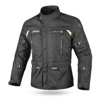 Dimox Мотокуртка текстиль Explorer Mens Touring Black/Yellow в Владивостоке