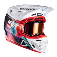 Leatt Шлем кроссовый 8.5 Royal Blue-Red V26 + очки Velocity 5.5 в Владивостоке