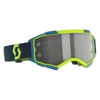 Scott Очки кроссовые Fury LS neon yellow/blue light sensitive grey works в Владивостоке