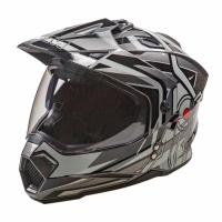 AIM Шлем кросс/эндуро JK802S Black/Grey/White в Владивостоке