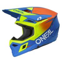 Oneal Шлем кроссовый детский 3Series Youth Solid синий / желтый в Владивостоке