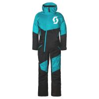 Scott Комбинезон зимний женский Back-X Dryo black/breeze blue  в Владивостоке