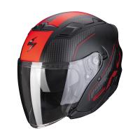 Scorpion Exo Мотошлем Exo-230 Condor Черный Матовый/Красный/Карбон в Владивостоке