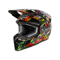 Oneal Шлем кроссовый детский 3Series Youth Crank V.24 красный/ зеленый в Владивостоке