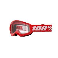 100% Очки подростковые Strata 2 Junior Red / Clear в Владивостоке