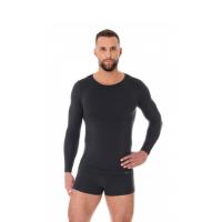 Brubeck Футболка мужская дл.рукав Comfort Wool Графит в Владивостоке