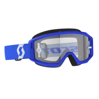 Scott Очки кроссовые Primal clear blue/white clear works в Владивостоке