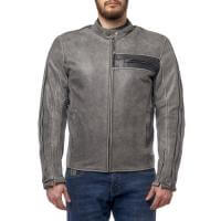 Moteq Куртка кожаная Defender grey в Владивостоке