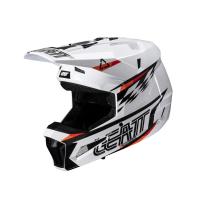 Leatt Шлем кроссовый детский Helmet Kit Moto 3.5 Jr V25 White в Владивостоке