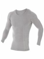 Brubeck Футболка мужская дл.рукав Comfort Wool Серый в Владивостоке