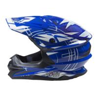 AiM Шлем кроссовый JK803S Blue/White в Владивостоке