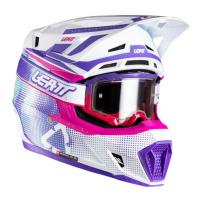 Leatt Шлем кроссовый  7.5 V26 Purple + очки Velocity 4.5 в Владивостоке