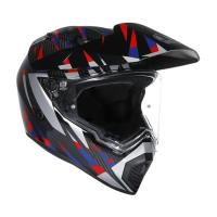 AGV Шлем AX9 E2206 V26 Steppa Carbon/Red/Blue в Владивостоке