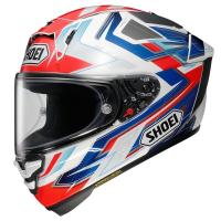 Shoei Мотошлем X-Spirit Pro Escalate бело-сине-красно-серый в Владивостоке