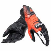 Dainese Перчатки Carbon 4 Long Black/Fluo-Red/White в Владивостоке