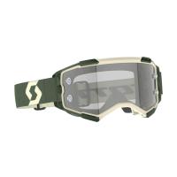 Scott Очки кроссовые Fury LS kaki green/light sensitive grey works в Владивостоке