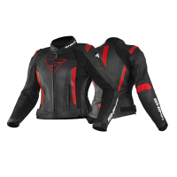 Shima Куртка Кожаная женская Miura 2.0 Black/Red в Владивостоке