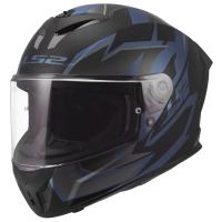 LS2 Мотошлем FF820 Rapid III Xtrem Black Blu Petrol в Владивостоке