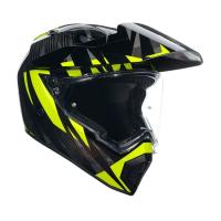 AGV Шлем AX9 E2206 V26 Steppa Carbon/Grey/Yellow Fluo в Владивостоке
