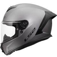 LS2 Мотошлем FF820 Rapid IIl Solid серый матовый в Владивостоке