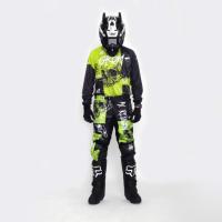 Grom Штаны кроссовые подростковые MX Religion lime в Владивостоке