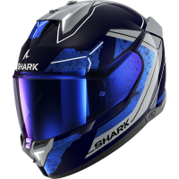 Shark Шлем Skwal i3 Rhad Blue/Chrome/Silver в Владивостоке