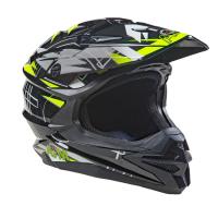 AiM Шлем кроссовый JK803S Yellow/Black в Владивостоке