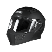 Simpson Шлем модуляр Darksome Matt Black в Владивостоке