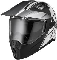 IXS Шлем IXS 208 2.0 Черно-Белый Матовый в Владивостоке