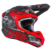 ONEAL Кроссовый шлем 5Series HR Черный/Красный в Владивостоке