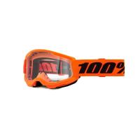 100% Очки подростковые Strata 2 Junior Neon Orange / Clear в Владивостоке