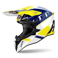 Airoh Мотошлем Wraaap Feel Yellow/Blue Gloss в Владивостоке