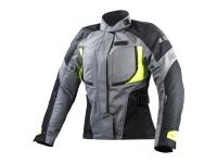 LS2 Мотокуртка женская Phase Lady Jacket серо-чёрно-жёлтый в Владивостоке
