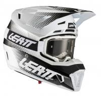 Leatt Шлем кроссовый Kit Moto 7.5 V22 White в Владивостоке