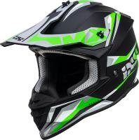 IXS шлем кроссовый 362 2.0 Черно-зеленый-белый в Владивостоке