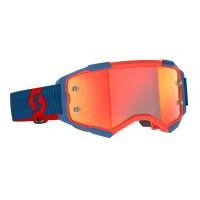 Scott Очки кроссовые Fury dark blue/neon red/orange chrome works в Владивостоке