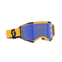 Scott Очки кроссовые Fury dark yellow/dark blue/blue chrome works в Владивостоке
